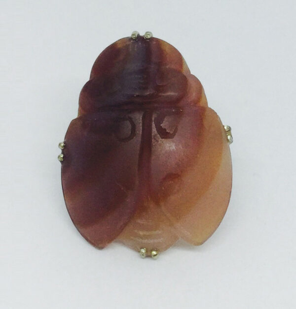 Carnelian Beetle Ring - ByLaShanJewelry.com